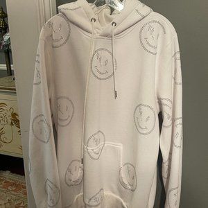 Retro Vert Hoodie, white, Size Large